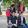 Wissbegierig: Das Studio Wallbach, besser gesagt, die Grundschule Wallbach und ihre pfiffigen Kinderreporter Florian (vorn rechts, neben ...