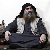 Abu Bakr al-Baghdadi, Anführer der IS-Terrormiliz in Syrien in einem früheren Propagandavideo.