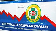 Der Schriftzug „Bergwacht“ ist auf einem Einsatzfahrzeug der Bergwacht Schwarzwald zu sehen. Von der Feldberg-Wache gehen jährlich rund ...