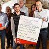 Der Vorstand der SPD Herten mit Neumitglied Michael Hagedorn, Alfred Winkler, Nico Kiefer, Hans Schiffmann, Anita Basso und Markus ...