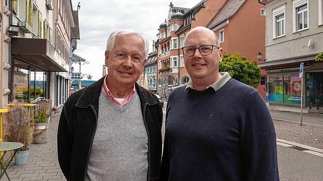 Werner Gaiser (links) und Rolf Bart haben im Vorstand des Krankenhaus-Fördervereins zusammengearbeitet, doch jetzt verabschiedet sich ...