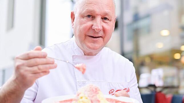 Dario Fontanella hat das Spaghetti-Eis erfunden.
