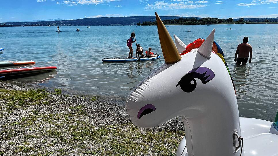 Strandbad beim Naturfreundehaus Bodensee in Markelfingen.