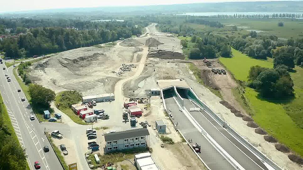 B33-Bauarbeiten aus der Luft B33-Bauarbeiten aus der Luft
