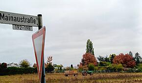 Hier an der Mainaustraße wird derzeit noch geerntet. In einigen Jahren könnte hier schon ein neues Wohnquartier stehen.