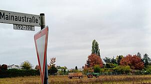 Hier an der Mainaustraße wird derzeit noch geerntet. In einigen Jahren könnte hier schon ein neues Wohnquartier stehen.
