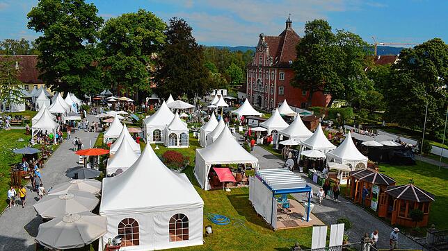 Die 18. Home and Garden von der ehemaligen Prälatur des Salemer Schlosses aus fotografiert.