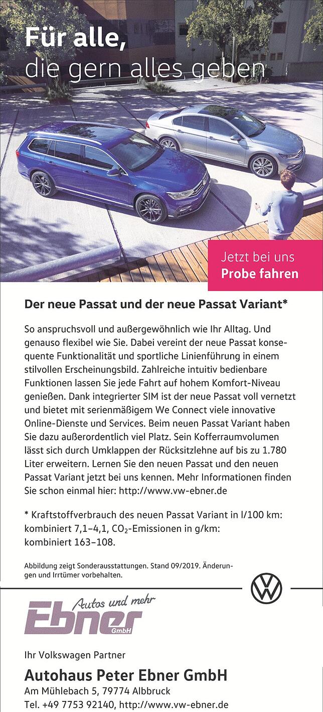 Bild 1: 70 Jahre Autohaus Ebner Albbruck: Sieben Jahrzehnte auf Erfolgskurs