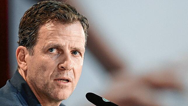 Nationalmannschaftsdirektor Oliver Bierhoff bei einer Pressekonferenz im November.
