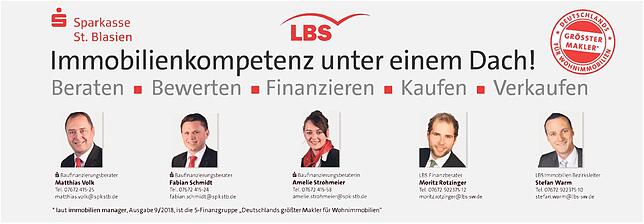 Bild 1: Bauen und Wohnen in St. Blasien, Häusern, Ibach und Bernau