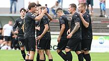Die Mannschaft des FC 08 Villingen will im heimischen Stadion Punkte gegen Normannia Gmünd holen.