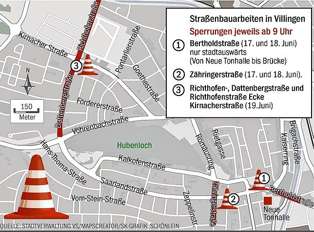 Bild 1: Straßensanierung: Wann ist wo gesperrt?