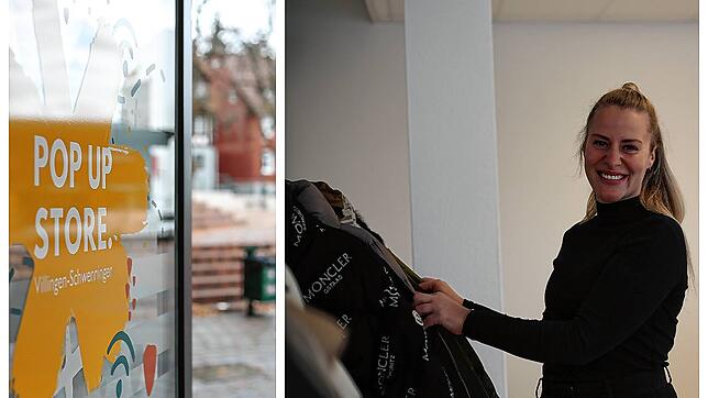 Eigentlich verkauft Julia Ankiewicz ihre Designer-Secondhand-Mode nur über einen Online-Shop. Die Idee der Pop-Up-Stores hat sie aber ...