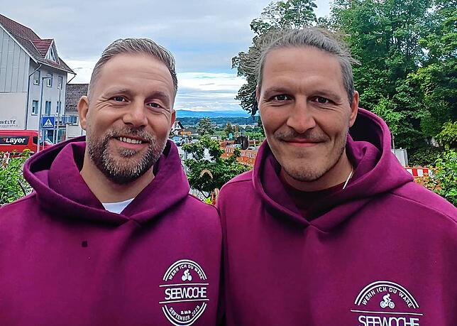 Sebastian „Basti“ Kogel (links) und Raphael „Rapha“ Weiß kommen beide aus Tettnang und arbeiten im sozialen Bereich.