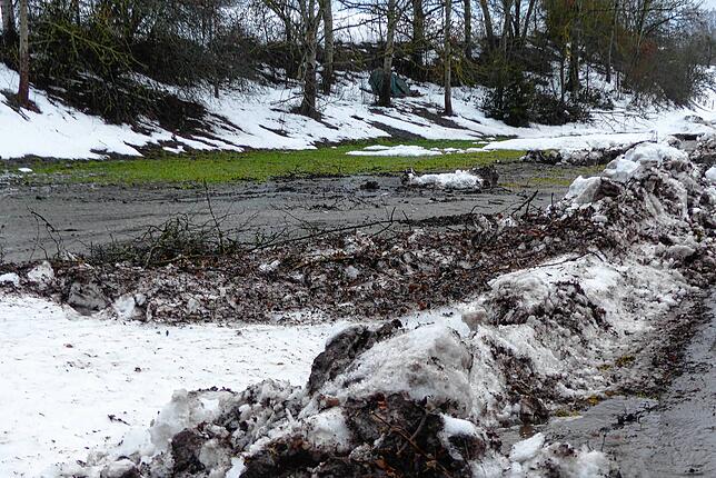 Ein Erdrutsch hat am Freitag zur Blockade der Kreisstraße zwischen Riedern am Wald und Hürrlingen geführt.