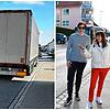 Claudia Benz (links) und Claudia Schmid spüren in Schnetzenhausen eine deutliche Zunahme des Verkehrs. Vor allem Lastwagen sind ihren ...