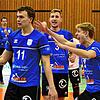 Das Team um Philipp Hornung (von links), Jonas Hoffmann und Bogdan Birkenberg will heute den Favoriten Gotha ärgern.