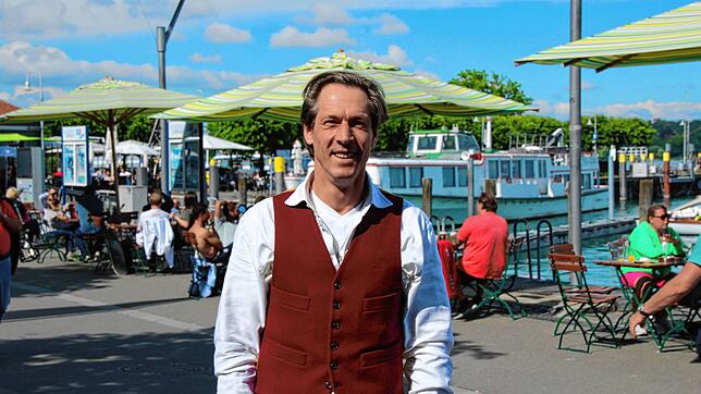 Markus Schweizer vom Biergarten Hafenhalle sehnt die Schweizer herbei: „Es geht auch um unsere Mitarbeiter, die wieder mehr Arbeit ...