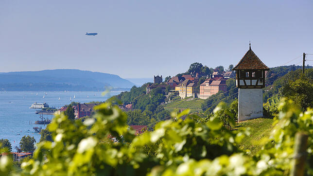 Blick auf Meersburg.