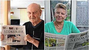 Wilfried Muckle aus Furtwangen-Rohrbach und Elisabeth Duffner aus Schonach sind seit den Anfangsjahren SÜDKURIER-Leser.