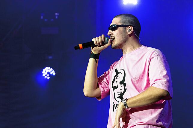 Rapper Rin am Freitag beim Openair Frauenfeld. &bdquo;Das war der schönste Auftritt meines Lebens sagt er&ldquo; &ndash; und es wirkt ...