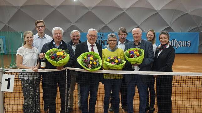 Marianne Rinke, Tim Steen, Gerhard Haas, Hans Sterr, Roger Tscheulin, Jutta Schott, Hans Weber, Gerd Uhrig, Daniela Wieand und Anneliese ...