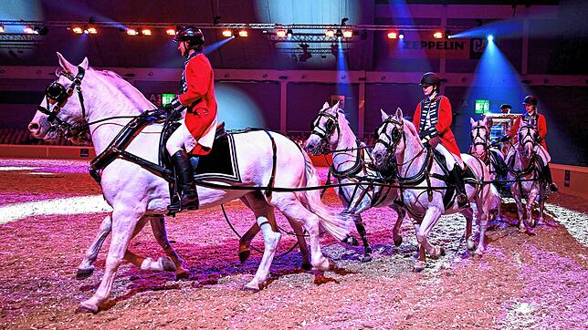 Die Gala &bdquo;Im Takt der Pferde&ldquo; am Freitag- und Samstagabend gehört zu den Höhepunkten der Messe &bdquo;Pferd Bodensee&ldquo; ...