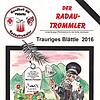 Makaber kommt die Titelseite des Triberger Narrenblattes.