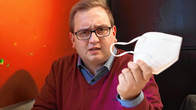 Mario Böhler: Sein böser Blick gilt nicht den Bestimmungen zum Schutz vor der Pandemie, sondern der „kindlichen Bockigkeit“ ...