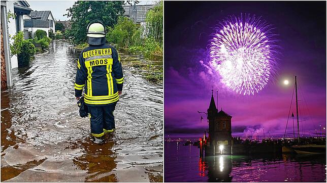 Land unter auf der Höri und das große Feuerwerk beim Seenachtfest: Zwei von vielen Ereignissen während der Sommerferien.