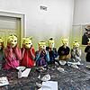 Die Masken sind fertig modelliert, nur die Farbe fehlt noch.
