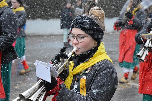 Bild 4: Bilder vom Narrensprung beim Ringtreffen des Alemannischen Narrenrings (Teil 5)