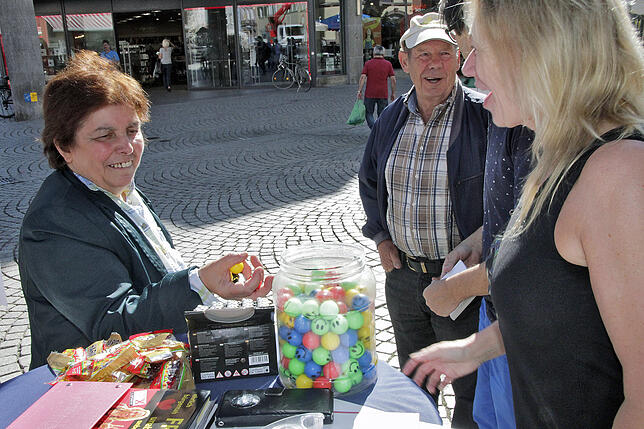 Bild 15: Viel VS-Gegenwind für OB-Kandidatin Fridi Miller beim SÜDKURIER-Stadtgespräch in Villingen