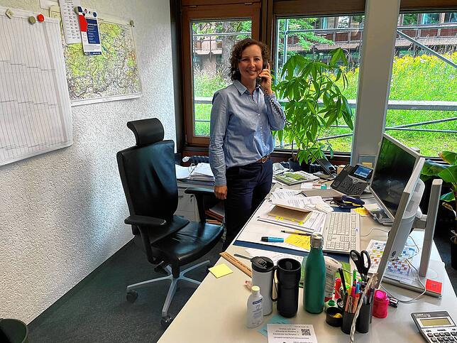 Caren-Denise Sigg ist Leiterin des Krisenstabs während der Corona-Pandemie. Trotz vieler Herausforderungen hat sie den Spagat zwischen ...