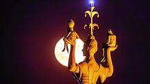 Bereits im Juni gab es ein Himmelsspektakel am Nachthimmel zu sehen. Da leuchtete der Erdbeermond über der Region, zu sehen war er auch ...