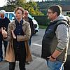 OB-Kandidat Dennis Michels ist auf Wahlkampftour in Nesselwangen. Hier im Gespräch mit Christian Gloning, dem Vorsitzenden des ...