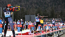 Biathlon Weltcup Ruhpolding12.01.2023, Bayern, Ruhpolding: Biathlon: Weltcup, Einzel 15 km, Damen: Vanessa Voigt aus Deutschland beim ...
