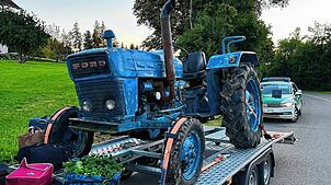 Der erstmals 1966 zugelassene Traktor war nach dem Kauf in der Schweiz nicht beim Zoll angemeldet worden.
