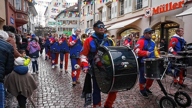 Bild : Tiengen im Fasnachttrubel