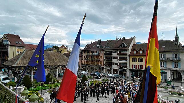 Bild : Besuch zum 51-jährigen Bestehen der Partnerschaft Stockach – La Roche sur Foron