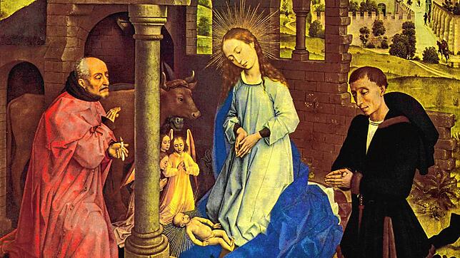 Rogier van der Weyden: &bdquo;Der Bladelin Altar von Middelburg&ldquo; (Mitteltafel, um 1450).