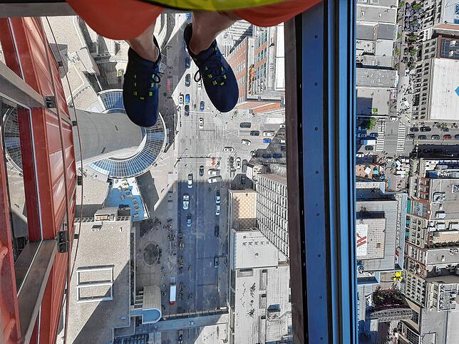 Auf dem Tower in Calgary. Foto: Brigitte Hofmann