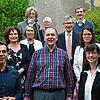 Evangelische Geistliche aus drei Jahrzehnten: (von links) Tibor Nagy, Christiane Quincke, Dagmar Zobel, Peter Widdess, Gerhild Widdess, ...