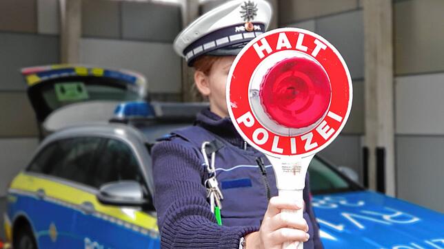 Halt! Polizeikontrolle. Einem 31-jährigen Autofahrer wurde die Weiterfahrt untersagt (Symbolfoto).