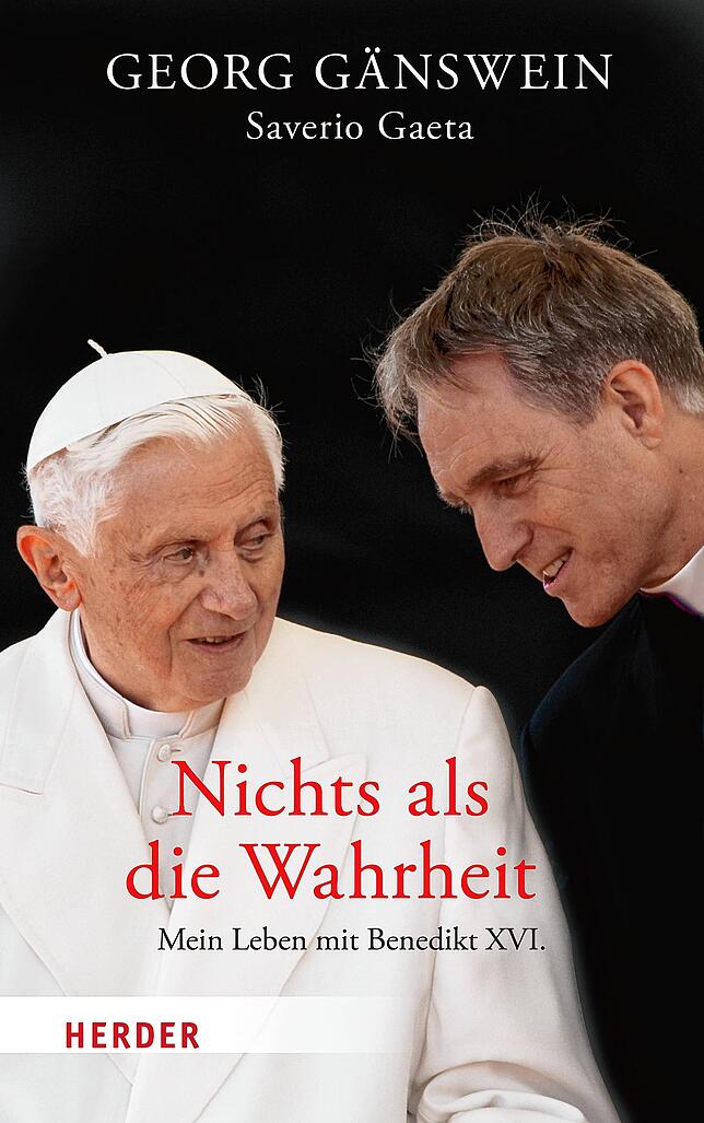 Gänsweins Memoiren &bdquo;Nichts als die Wahrheit&ldquo; sind gerade im Herder-Verlag erschienen.