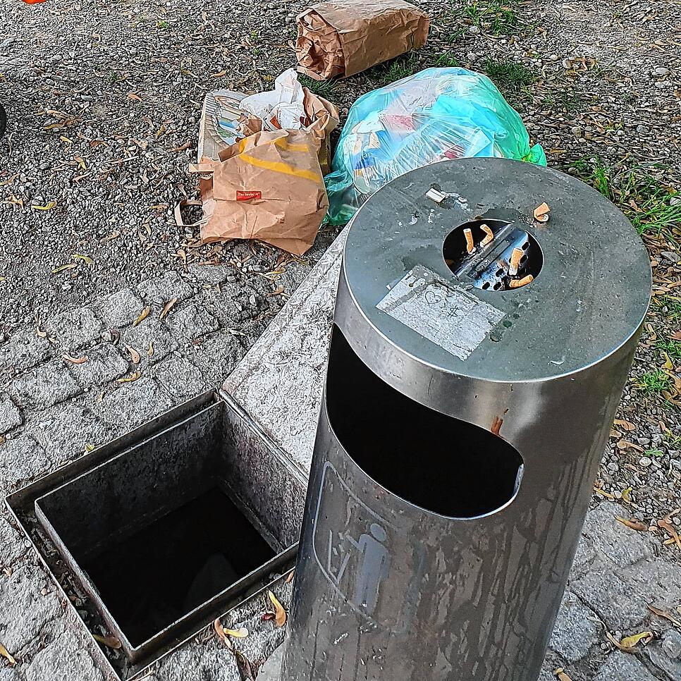 Konstanz: Gut gemeint, aber auch gut gemacht? Weshalb in Konstanz die Mülleimer meist gar nicht ...