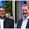 Viele Katholiken tun sich aktuell schwer mit ihrer Kirche. Das bekommen auch die Dekane Peter Nicola (links) und Bernd Herbinger zu spüren.