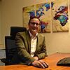 Der Hohenfelser Bürgermeister Florian Zindeler in seinem Büro.