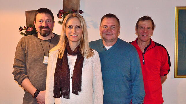 Thomas Mähl, Tonja Benevento, Christoph Leiz und Marco Grunert kandidieren für die Grünen für den Gemeinderat in Bodman-Ludwigshafen. ...
