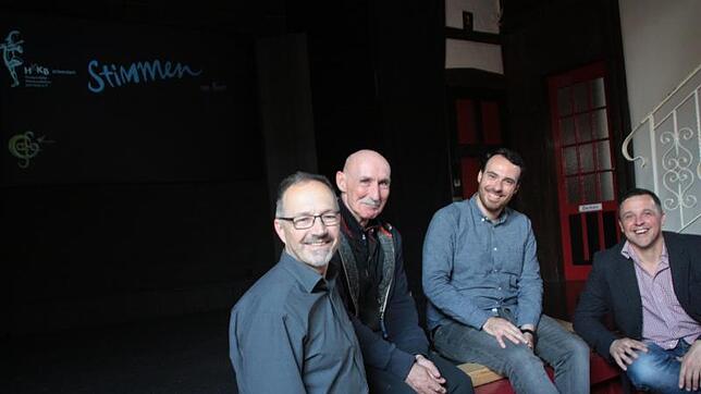 Mit Peter Maier, Till Erb, Jan Obri und Rolf Jehle (von links) haben sich vier gefunden, die in Sachen Musik an einem Strang ziehen. ...
